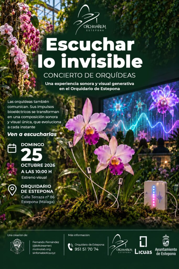 Estepona suma una instalación con música de orquídeas desde el domingo 25 de octubre